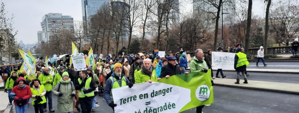 Les équipes de la MC mobilisées à la Marche pour le climat (c) Manuel Di Pietrantonio